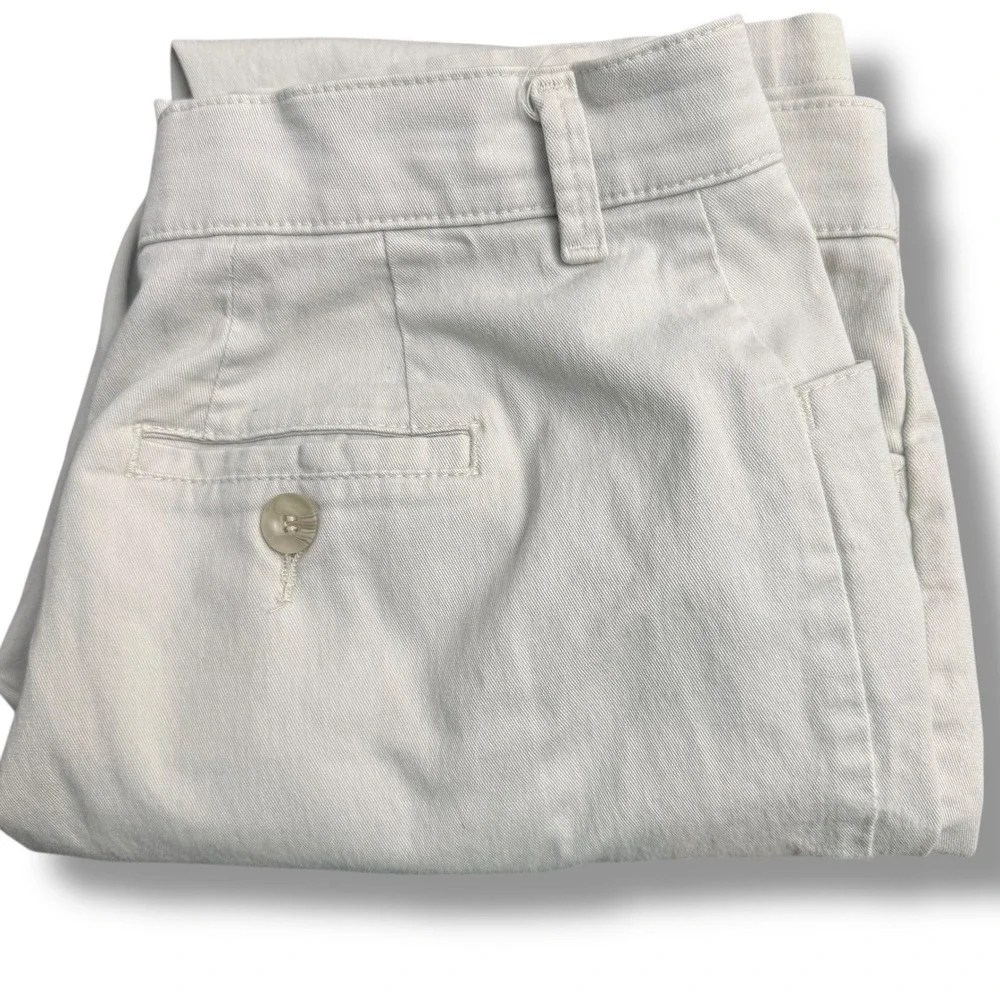 Lee At The Waist Women Size 14 Medium (34x30) Straight Leg Casual Pants Beige - Picture 2 of 14